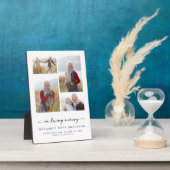 追憶 | 4枚の写真 弔慰 フォトプラーク (側面)