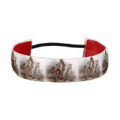 追跡されているアラビアの馬のブラックフットのインディアン アスレチックヘッドバンド (正面)