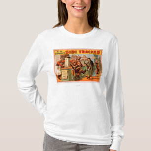 追跡される側面-こっけいなCaf�場面劇場 Tシャツ