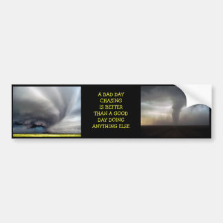 追跡する悪い日… バンパーステッカー