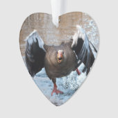 追跡のハイイロガン オーナメント (正面)