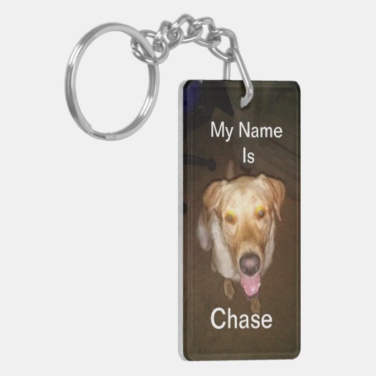 追跡 キーホルダー (正面左)