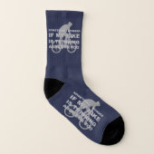 追随的な引用文の青について考えるおもしろいなバイク ソックス (右外側)