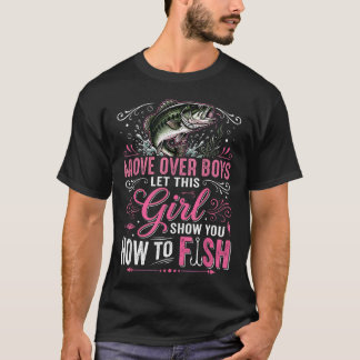退いて少年たち この娘にやり方を教えてもらいましょう Tシャツ