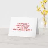 退おもしろい職ことわざ カード (黄色い花)