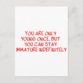 退おもしろい職ことわざ ポストカード (正面)