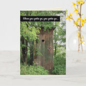 退おもしろい職を余儀なくされた時 カード (黄色い花)