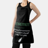 退おもしろい職ゴルフ – ゴ退職したルファーズギフト エプロン (インサイチュ)