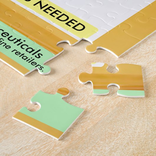 退おもしろい職処方RX ジグソーパズル (側面)