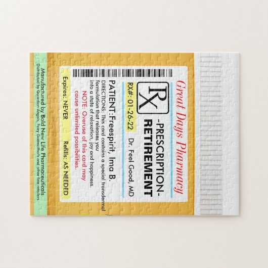 退おもしろい職処方RX ジグソーパズル (横)