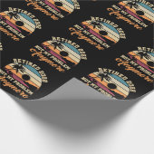 退おもしろい職引用文2022年男性女退職した性 ラッピングペーパー (角)