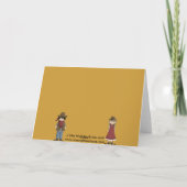 退おもしろい職者の考え – 西洋のユーモア カード (裏面)