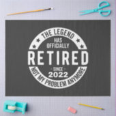 退おもしろい職退職した、退職した消防士、re 薄葉紙 (クラフト)