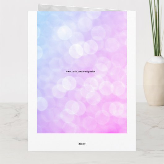 退かわいらしパーソナライズされた職 カード (裏面)