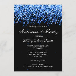 退エレガント職パーティー青星 招待状