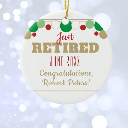 退カスタム職オーナメント セラミックオーナメント
