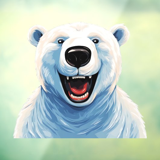 退出したシロクマ ウィンドウサイン (シート3)