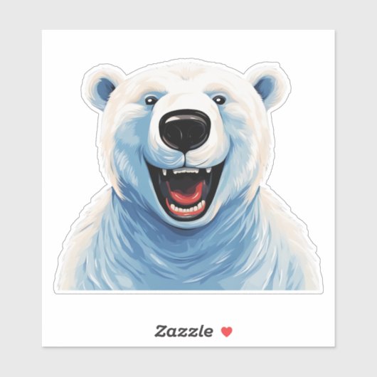 退出したシロクマ シール (シート)