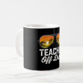 退勤の先生のサングラス 最終登校日 コーヒーマグカップ (正面左)