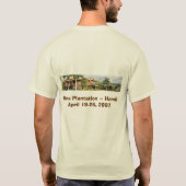 退去のTシャツ Tシャツ (裏面)