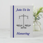 退官招待状(判事向け) 招待状 (スタンド正面)