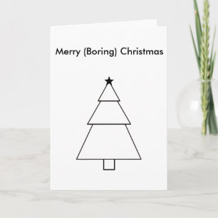 退屈おもしろいクリスマスカード シーズンカード