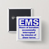 退屈か恐怖 缶バッジ (正面&裏面)