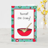 退屈か熱狂する?ビデオチャットは近いの? カード (黄色い花)