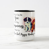 退屈した女神による素晴らしいマグカップ ツートーンマグカップ (中央)