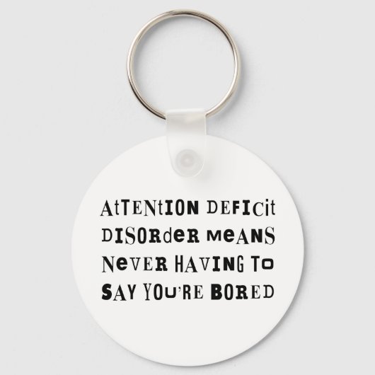 退屈しないADD キーホルダー (正面)