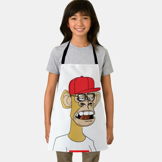 退屈そうな猿 エプロン (インサイチュ)