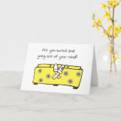 退屈だ恋しく思よ君は呼び出して発散しよう カード (黄色い花)