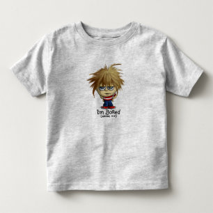 退屈だ トドラーTシャツ