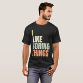退屈なものが好きアーバンファッション5 Tシャツ (正面フル)