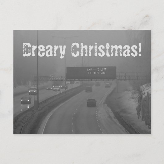 退屈なクリスマスのはがき シーズンポストカード (正面)