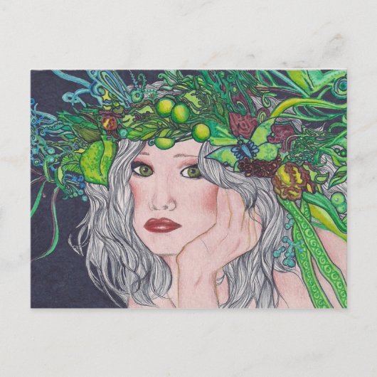 退屈なグリーティングカード ポストカード (正面)