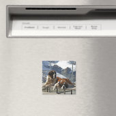 退屈なサンバーナード マグネット (インサイチュ (食洗機))