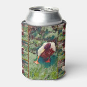 退屈なダックフォトコラージュ、クーラーボックス 缶クーラー (缶正面)