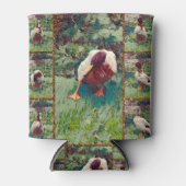 退屈なダックフォトコラージュ、クーラーボックス 缶クーラー (正面)