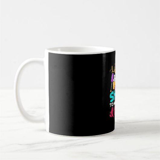 退屈なネイルは人生がもったいない コーヒーマグカップ (左)