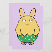 退屈なバニーシック02 招待状 (正面/裏面)