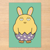 退屈なバニーシック03 アクリル招待状 (正面)