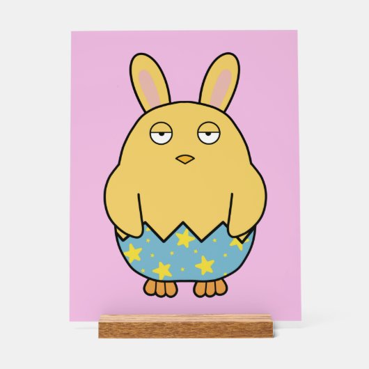 退屈なバニーシック04 アクリルサイン (正面)