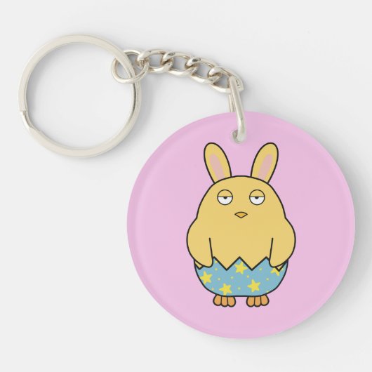 退屈なバニーシック04 キーホルダー (正面)
