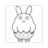 退屈なバニーシック ラバースタンプ (インプリント)
