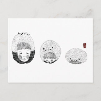 退屈なパンダ ポストカード