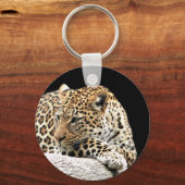 退屈なヒョウのキーチェーン キーホルダー (正面)