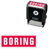 退屈なプロの皮肉なユーモアおもしろいジョーク セルフインキングスタンプ (インサイチュ)