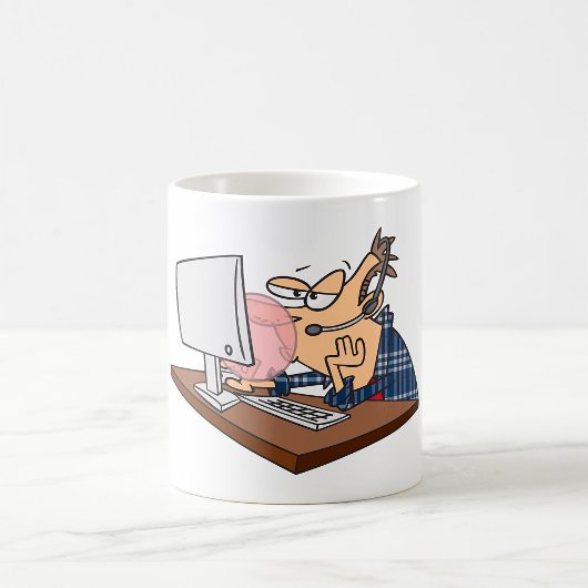 退屈な仕事中に膨らませる風船ガム IT技術サポート 冗談 コーヒーマグカップ