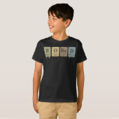 退屈な周期表のパンデザイン Tシャツ (正面フル)